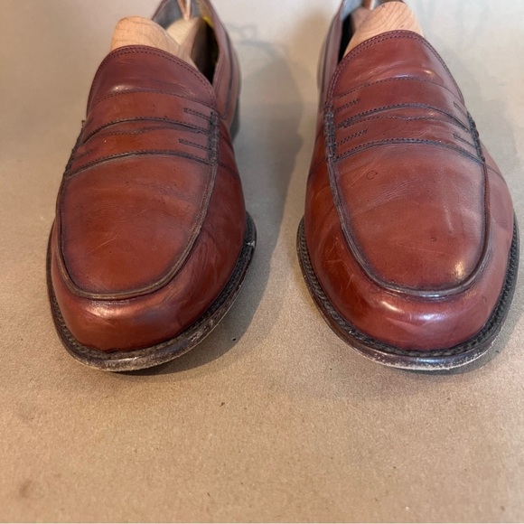 Bally Men’s Raffael Brown Leather Loafers Low heel Size Us 12 D Made In Italy main image 10